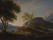 John Trumbull View on the West Mountain Near Hartford USA oil painting artist